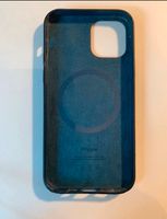 iPhone 12 Leder Case Hülle dunkelblau *original* Bayern - Landshut Vorschau