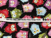 Brother Sister Design Fabric,Owls, 2x Ribbon, Quilt, neu, Rarität Sachsen-Anhalt - Blankenburg (Harz) Vorschau