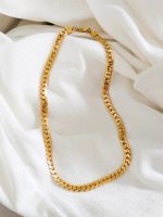 Glieder Halskette gold/ Dicke Halskette gold / Breite Halskette Bayern - Bad Füssing Vorschau