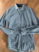 No Excess Herrenhemd langarm Gr. L hellblau mit Muster Nordrhein-Westfalen - Rheinbach Vorschau
