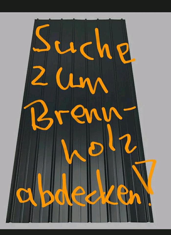 Suche LKW Plane Trapezbleche Dachplatten zum Brennholz abdecken in Hückeswagen