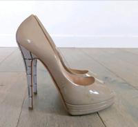 Casadei High Heel Stiletto Leder Peeptoe Pumps Vero Cuoio Luxus Nordrhein-Westfalen - Paderborn Vorschau