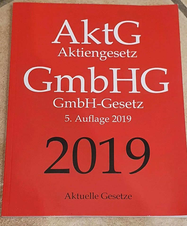 Aktien- und GmbH Gesetz 2019 in Großerlach