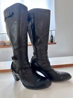 Stiefel Lederstiefel von Belstaff Größe 40 schwarz Baden-Württemberg - Gundelfingen Vorschau