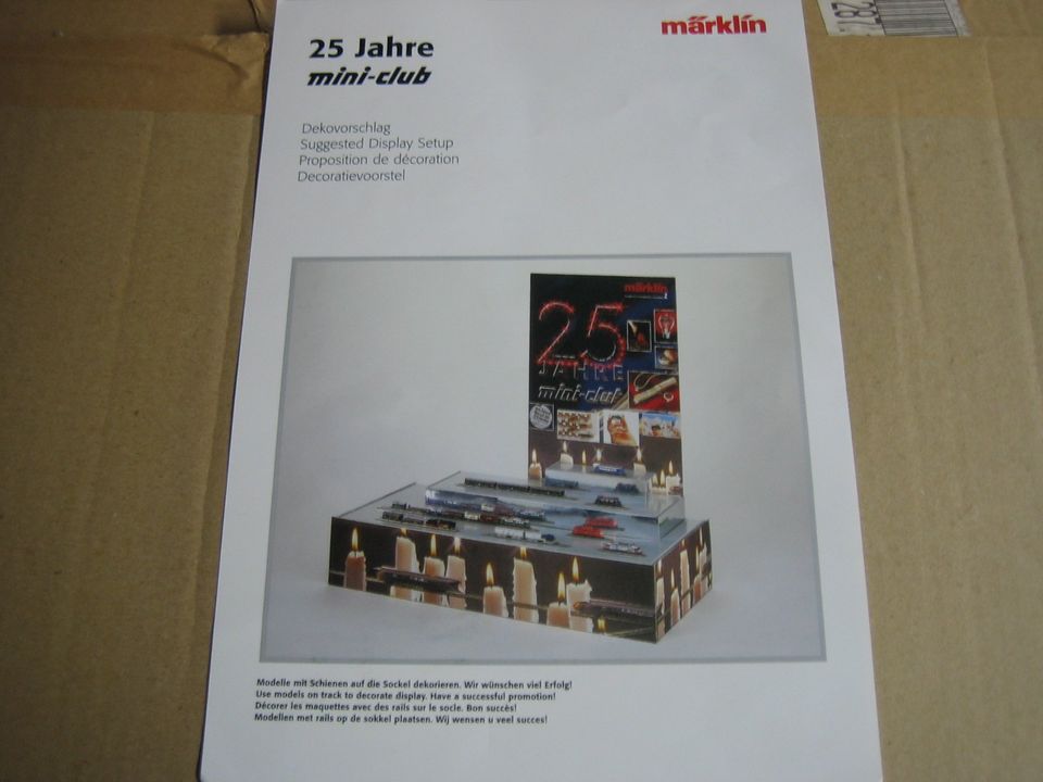 Original märklin Werbeaufsteller: 25 Jahre mini-club - NEU in OVP in Horb am Neckar