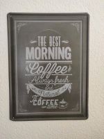 Blechschild 30 x 40 cm grau weiß Coffee Kaffee Saarland - Wadgassen Vorschau