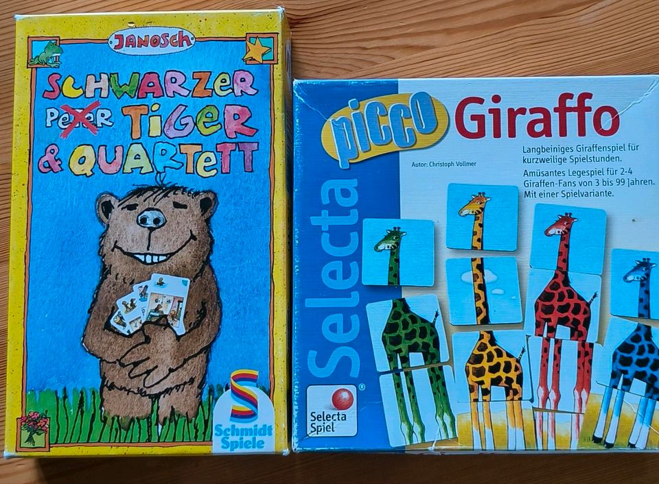 Schwarzer Tiger Quartett und Giraffo picco in Puschendorf