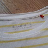 Esprit T-Shirt Gr. 116/122 weiß gelb geringelt gestreift Mädchen Baden-Württemberg - Filderstadt Vorschau