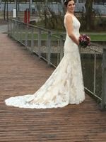 Brautkleid Hochzeitskleid mit Spitze größe 38 Baden-Württemberg - Eislingen (Fils) Vorschau