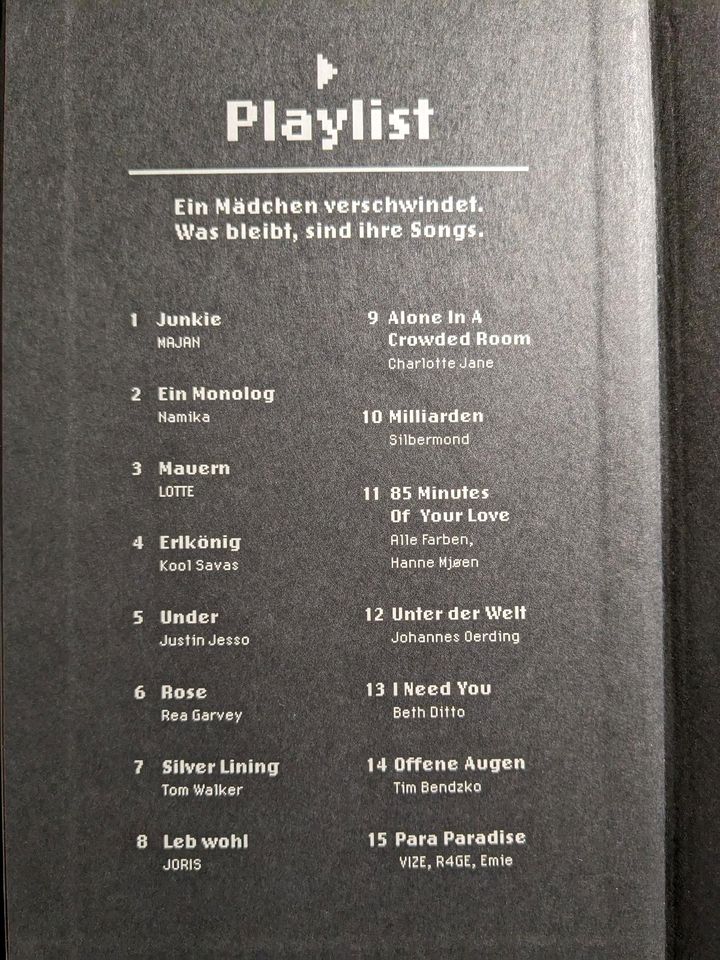 Buch - Sebastian Fitzek - Playlist in Weyhe