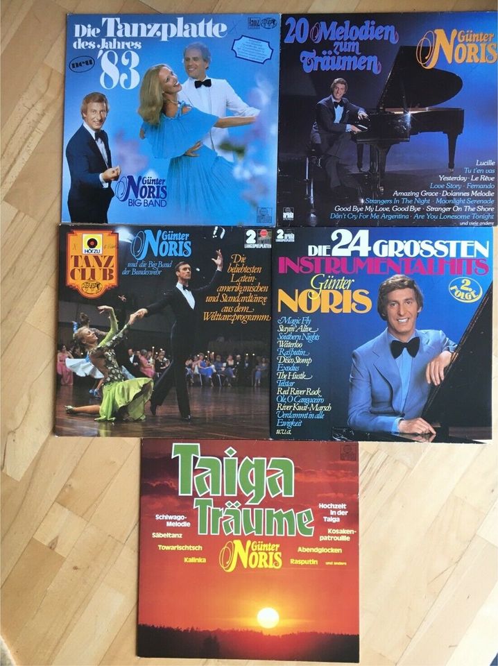 Günter Noris 5 LP’s Schallplatten Tanzen Tanzclub in Brüggen