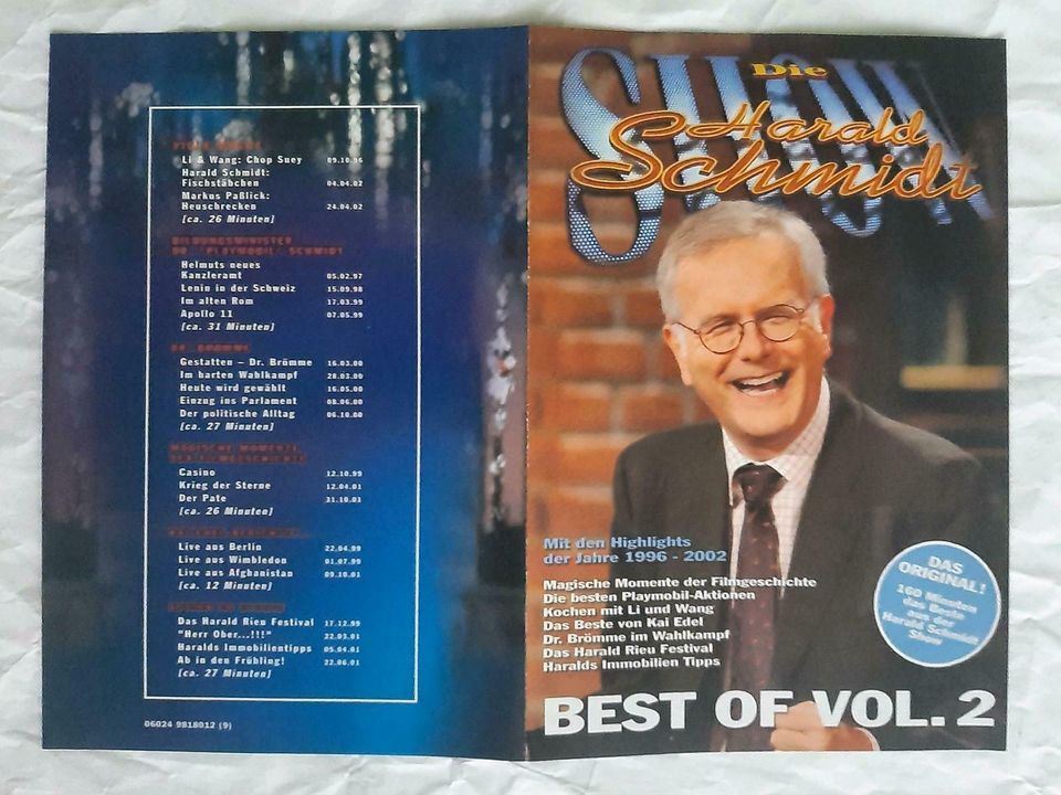 ☺ Die Harald Schmidt Show ▪️ Best Of Vol.2 DVD 1996-2002 in Mainz