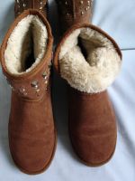 ILARIO FERUCCI Vintage Winter Leder Chelsea Boots Gr.37 Nieten Nw Kiel - Hasseldieksdamm Vorschau