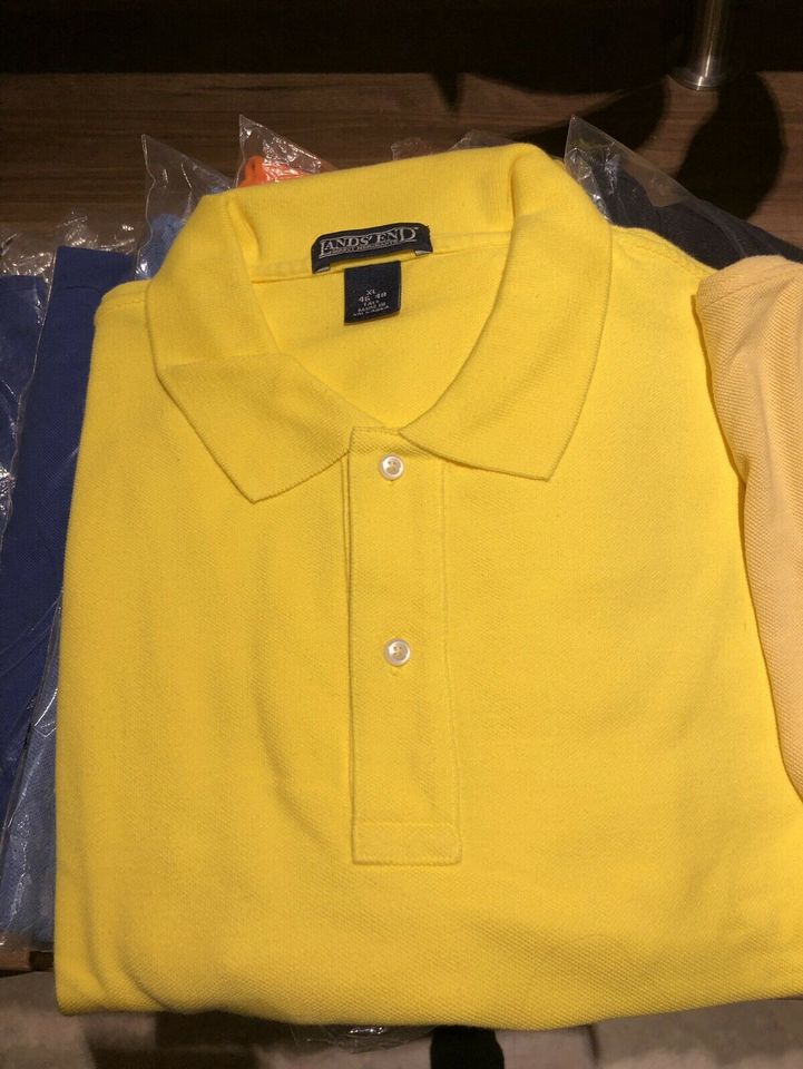 3x polo von Lands end, neu Ovp, t-Shirt XL gelb in Herzogenaurach