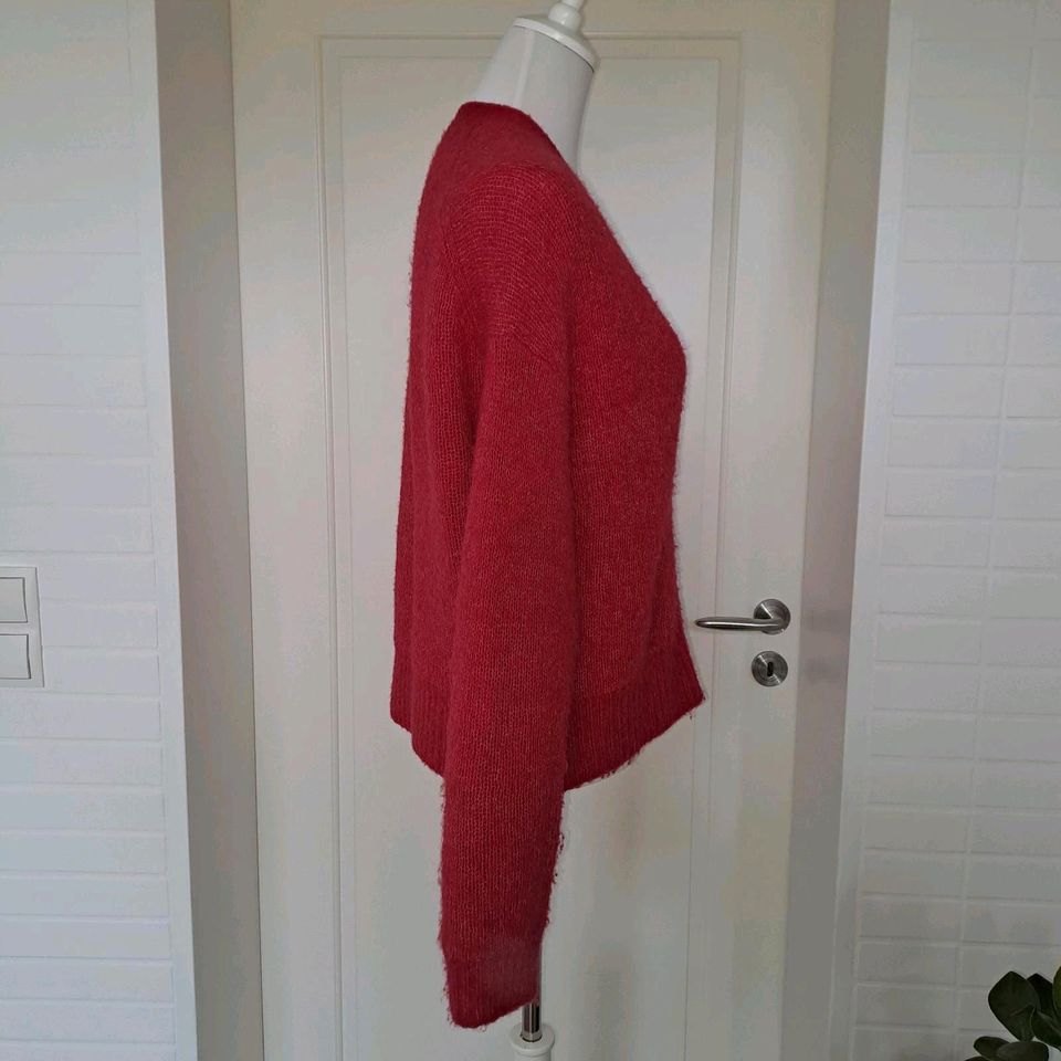 Marc O'Polo Strickjacke Cardigan Gr. M himbeerrot 49€ in Bocholt