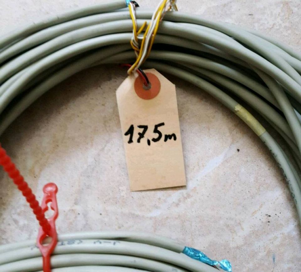 Telefon Kabel 17.5m. -14.3m.-16.6m. Gesamt Preis in Mahlberg