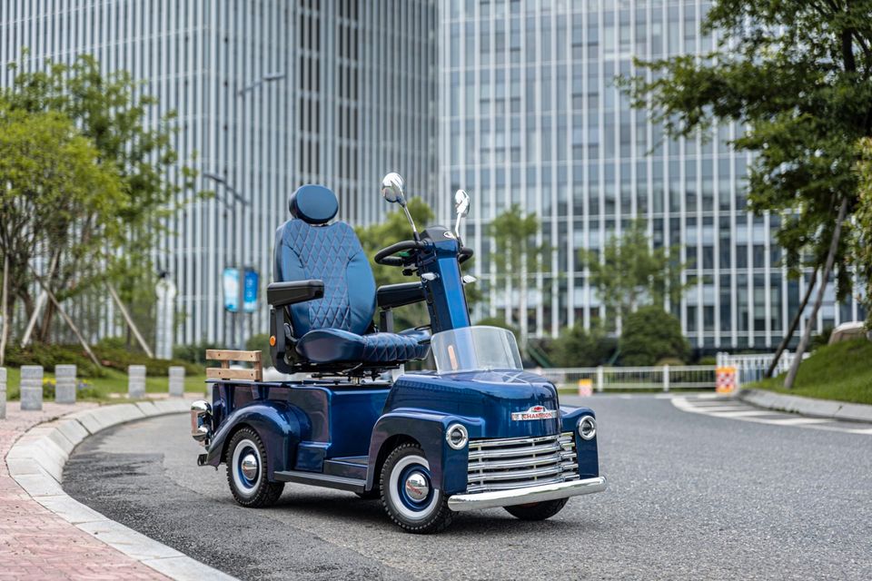 Elektromobil Champion E-Pickup Seniorenmobil blau in Pyrbaum