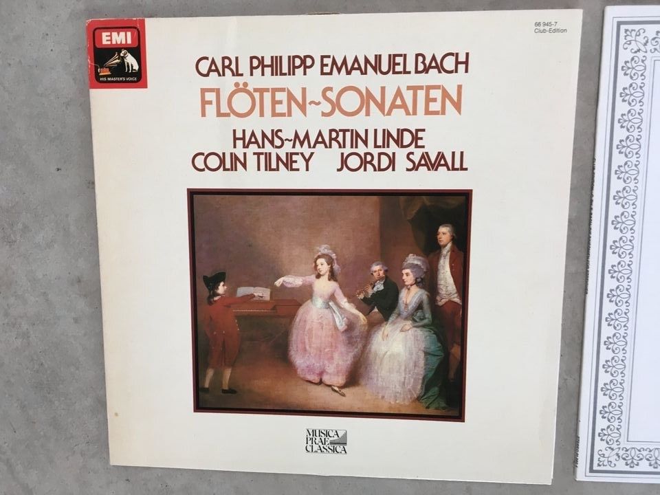 3x Schallplatte LP J. S. Bach Brandenburgische Konzerte Carl Phil in Osloß