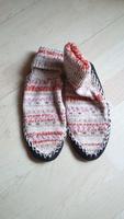 Selbstgestrickte Hüttenschuhe Gr. 38 / 39 Hessen - Lorch Vorschau