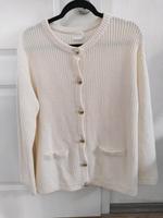 Weißer Cardigan (H&M, Größe M), 20 EUR Niedersachsen - Jever Vorschau
