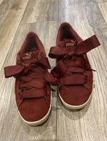 Puma sneaker Wildleder naturleder rot Größe 38 Niedersachsen - Scheeßel Vorschau
