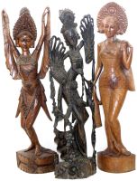 Holzfigur Tänzerin Göttin Prinzessin 1 Meter Hoch TROPICHOLZ Alt Aachen - Aachen-Mitte Vorschau