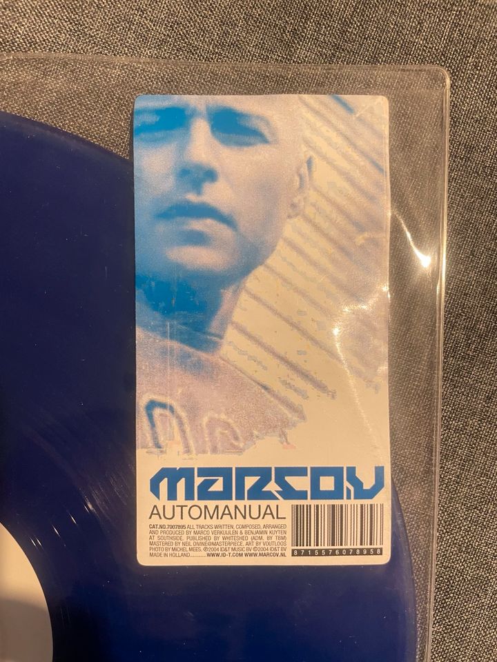 Marco V-Automanual Blue Vinyl 12" Trance Hardtrance Techno ID&T in Zörbig