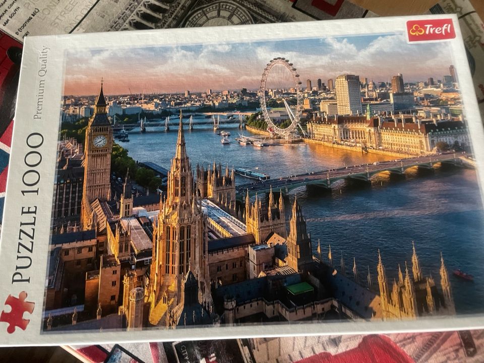 London Tischdecken- Set  NEU + 1000 Teile Puzzle Gratis dabei !!! in Essen