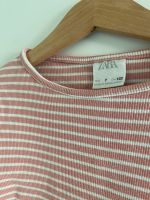 Zara Pullover Langarmshirt 122 116 rosa altrosa gestreift Hamburg - Altona Vorschau