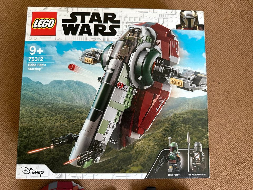 Lego Star Wars 75312 Boba Fetts Raumschiff Top OVP in Hattingen