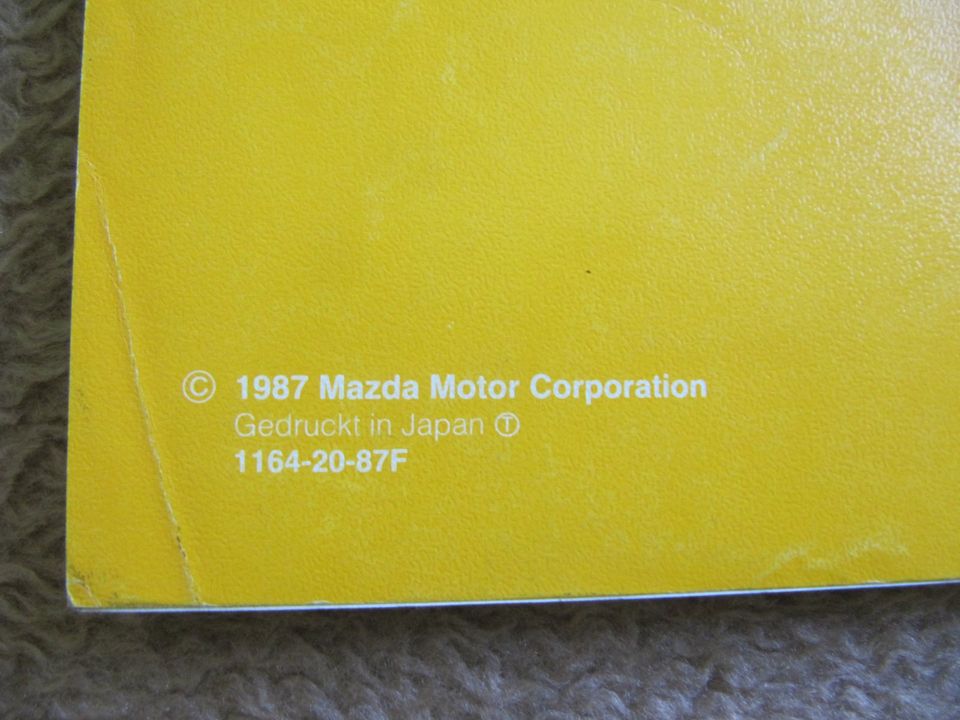 Mazda 323 u. Station Wagon  Werkstatt - Handbuch  Ergänzung  1987 in Klausdorf