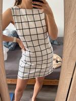 Chic & Modern: Kariertes Etuikleid in Schwarz-Weiß Kleid Nordrhein-Westfalen - Siegburg Vorschau