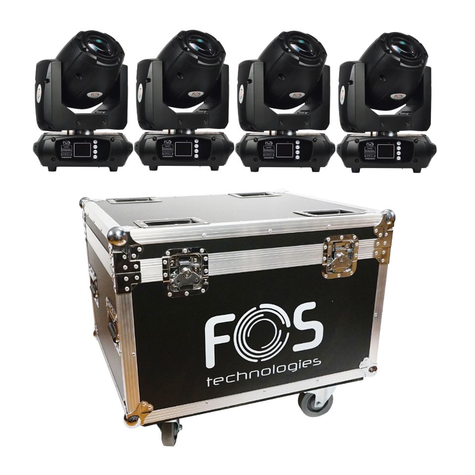 FOS Beam 150 PRO Tourset 150W LED Beam Moving Heads mit Case in Cloppenburg