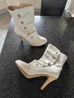 Damen Stiefel 39, weiß mit Verzierungen, TOP Bayern - Gerhardshofen Vorschau