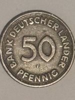 Bank Deutscher Länder 0,50 Pfennig 1949. Prägestätte: F Niedersachsen - Quakenbrück Vorschau