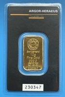 10g Goldbarren ARGOR-HERAEUS Feingold 999.9 mit Zertifikat / Auro Nordrhein-Westfalen - Hürth Vorschau