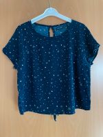 TOP! Bershka Gr.XS -Crop Top Shirt Bindeshirt marine Sterne Hessen - Hauneck Vorschau