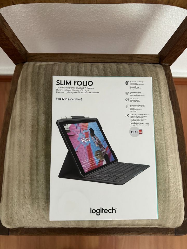 SLIM FOLIO Logitech Tastatur Deutsch English in Berlin