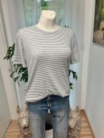 T Shirt Basic grau   gestreift made in Italy neu Essen - Steele Vorschau