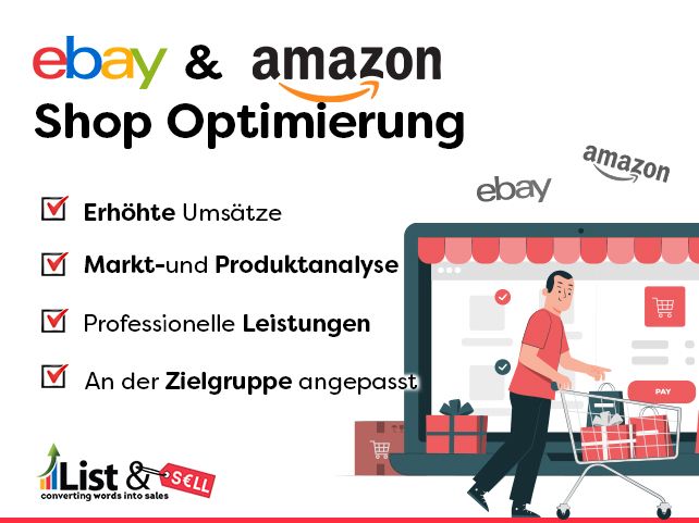 eBay und Amazon Shop Optimierung Pflege Marketing SEO Agentur in Berlin
