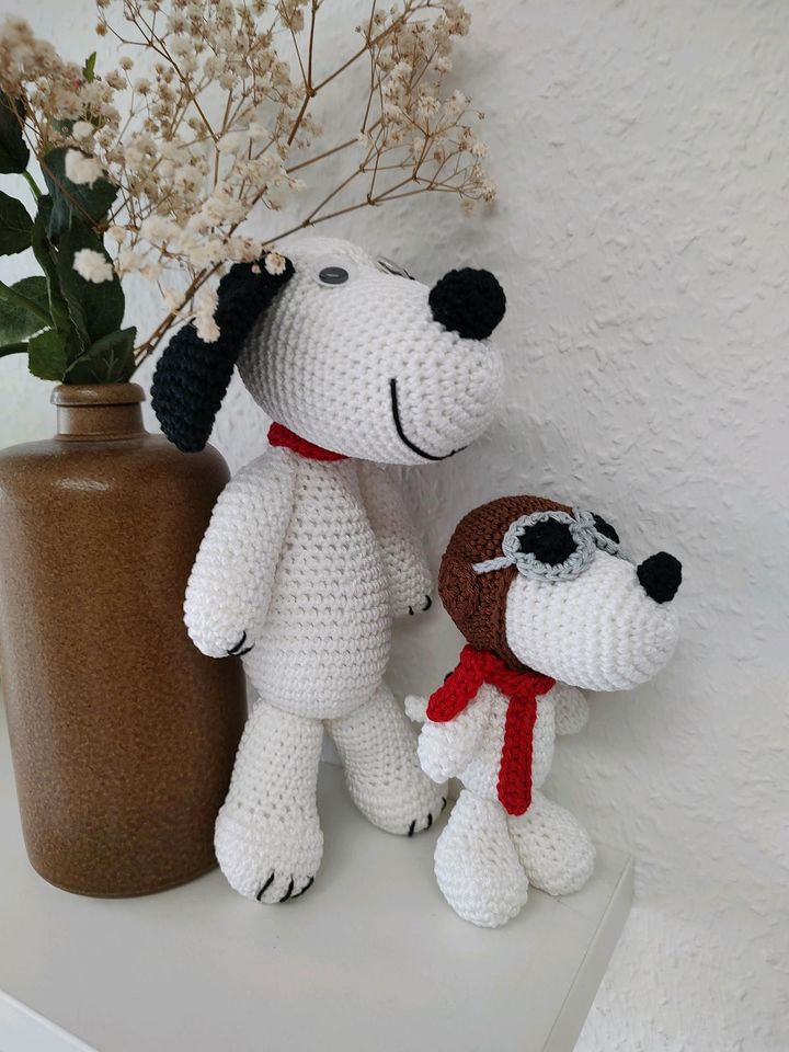 NEU gehäkelt Snoopy groß 22cm in Düsseldorf