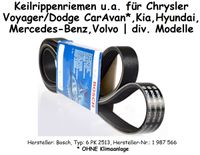 Bosch Keilriemen 6|2513: Chrysler/Dodge /Kia/Hyundai/M.Benz/Volvo Hessen - Freiensteinau Vorschau