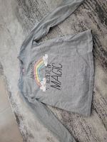 Langarmshirt Größe 128 mit Glitzer Regenbogen Berlin - Neukölln Vorschau