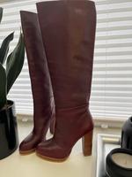 * Stiefel Leder von ZARA, Bordeaux , Größe 36* Schleswig-Holstein - Stapelfeld Vorschau