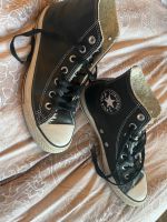 Converse all Stars sneaker schwarz Leder Größe 39 gefüttert Berlin - Köpenick Vorschau