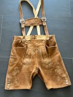 Almsach braune Lederhose mit Träger Gr.46 Trachtenhose superweich Bayern - Bergen Vorschau