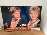 Wahlplakat, Merkel, Lengsfeld, 80x60 Nordrhein-Westfalen - Wülfrath Vorschau
