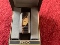 Seiko Damenuhr 270210 schwarz gold neue Batterie Wuppertal - Ronsdorf Vorschau