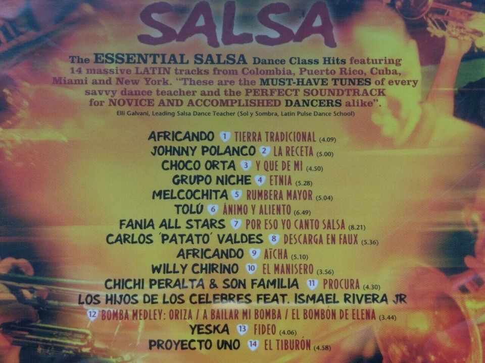 CD ⭐ I Love Salsa Essential Dance Class Hits Africando Niche Star in Berlin