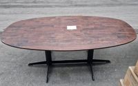 Esstisch 200x100 Holztisch Massiv Holz Metallfuß Oval #490 370€* Nordrhein-Westfalen - Hagen Vorschau